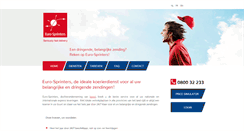Desktop Screenshot of eurosprinters.be